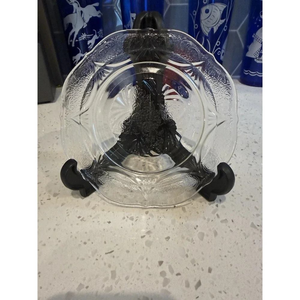 Hazel Atlas Royal Lace Crystal Clear 6